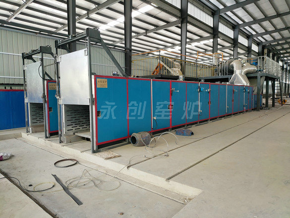 27米隧道式熱風(fēng)干燥窯